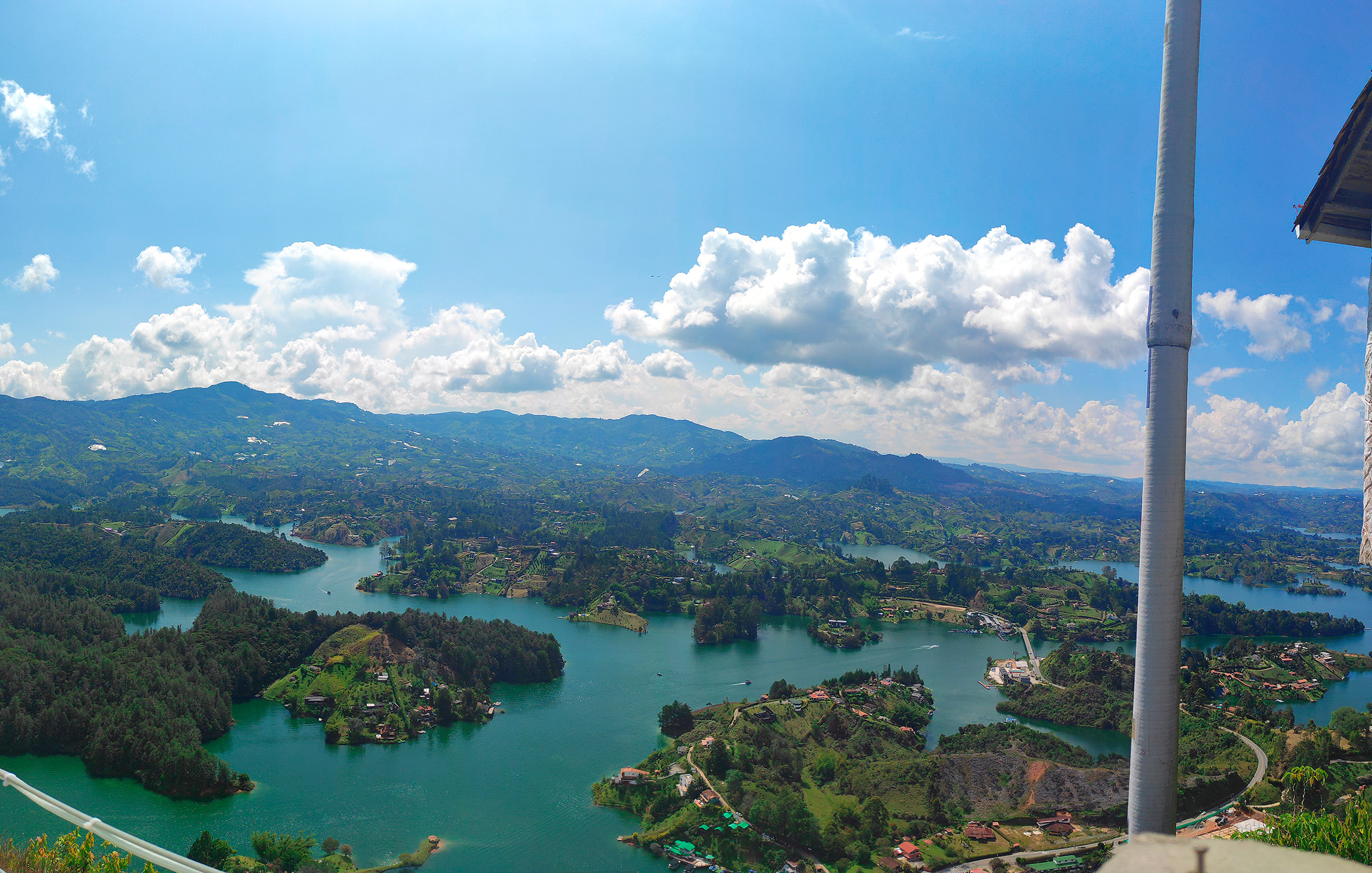 Guatape reservoir